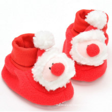 OEM Christmas Plush Non-Slip Shoes for Kids and Children